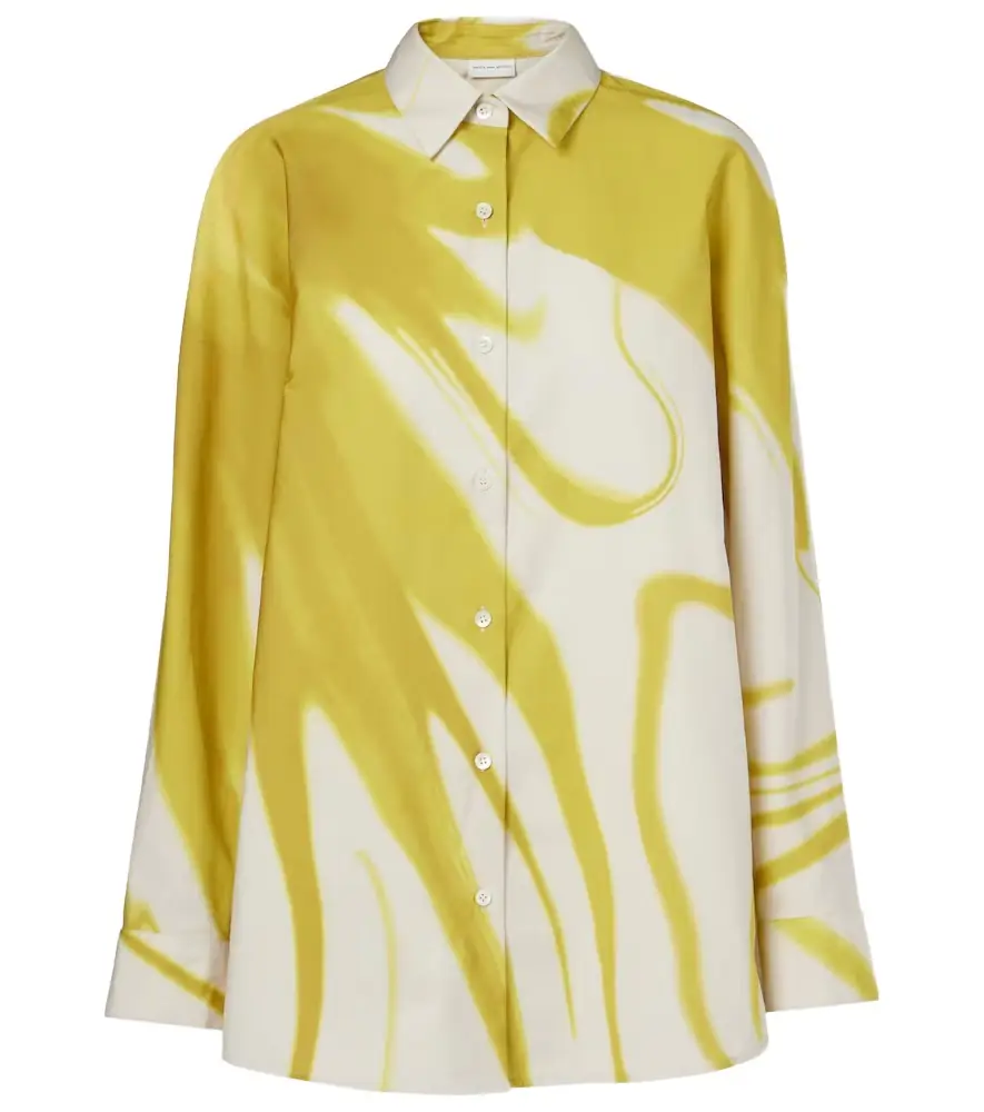 Dries Van Noten Printed cotton shirt