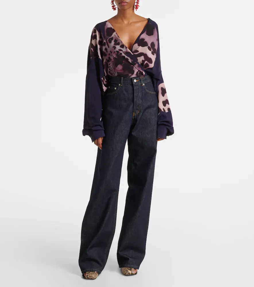 Dries Van Noten High-rise wide-leg jeans | Thumbnail 2