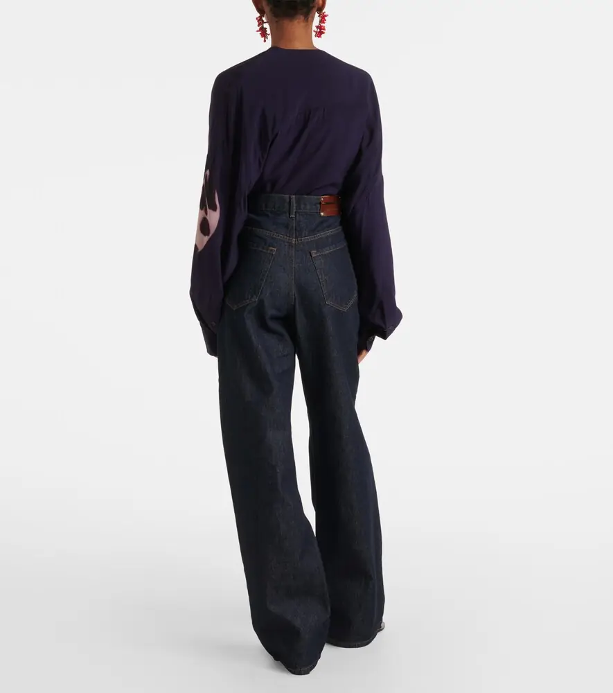 Dries Van Noten High-rise wide-leg jeans | Thumbnail 3
