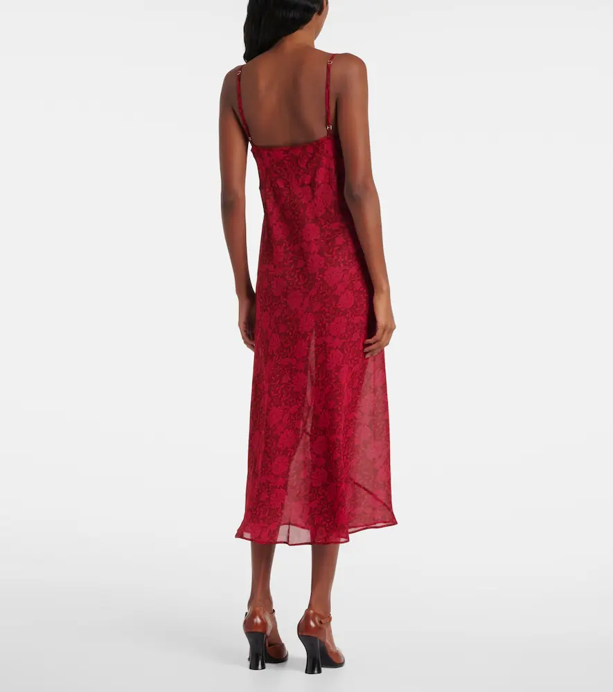 Dries Van Noten Floral slip dress | Thumbnail 4