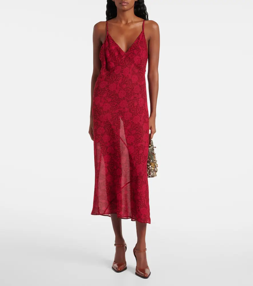 Dries Van Noten Floral slip dress | Thumbnail 5