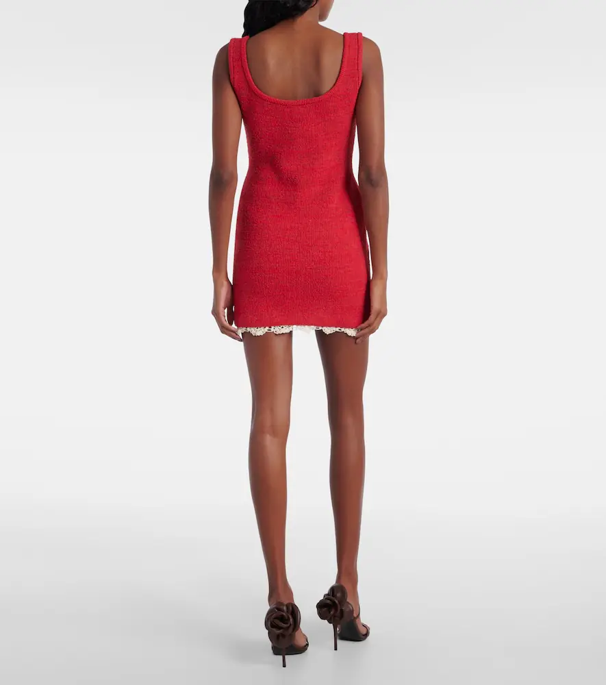 Magda Butrym Lace-trimmed minidress | Thumbnail 5