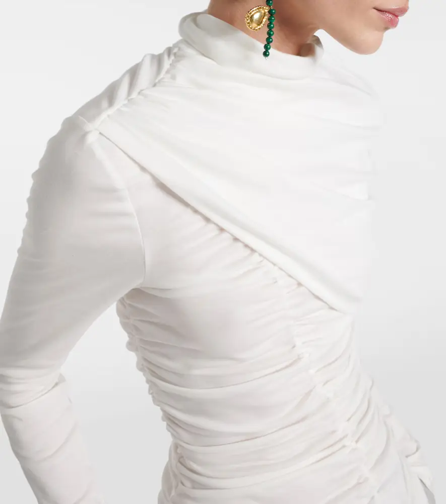 Magda Butrym Draped cotton blouse | Thumbnail 2