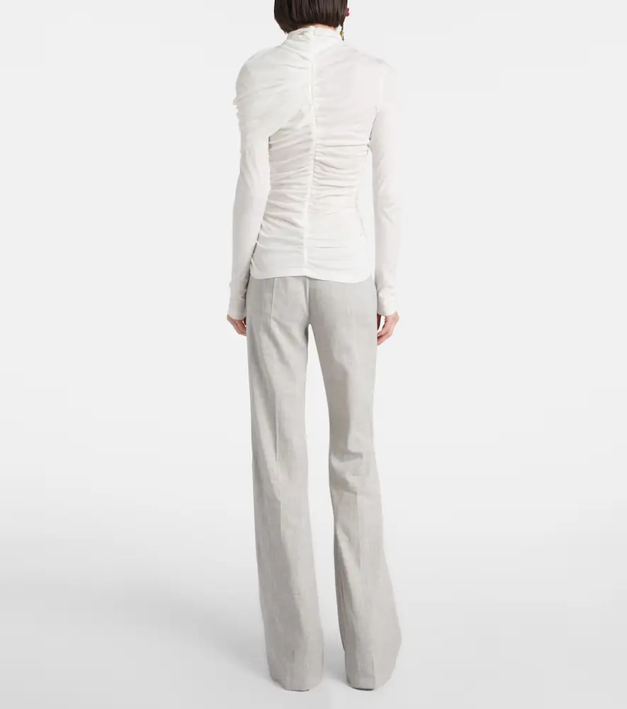 Magda Butrym Draped cotton blouse | Thumbnail 3