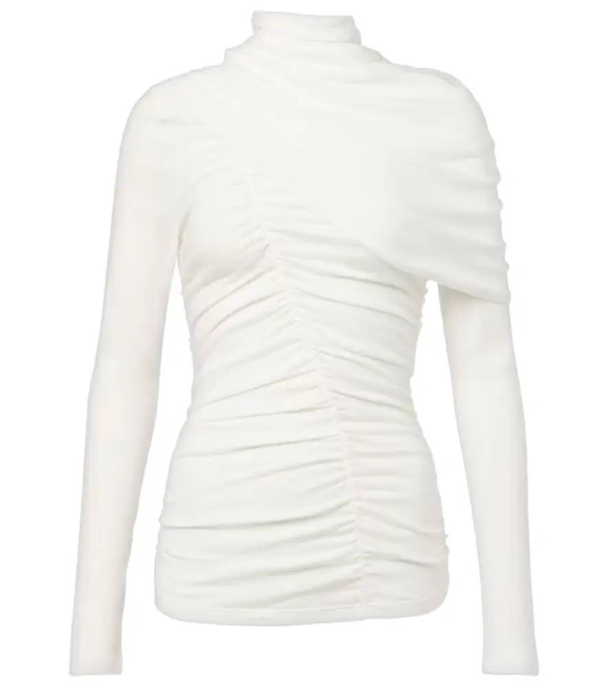 Magda Butrym Draped cotton blouse