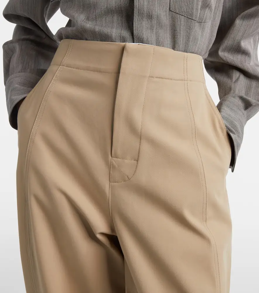 Bottega Veneta Cotton twill wide-leg pants | Thumbnail 4