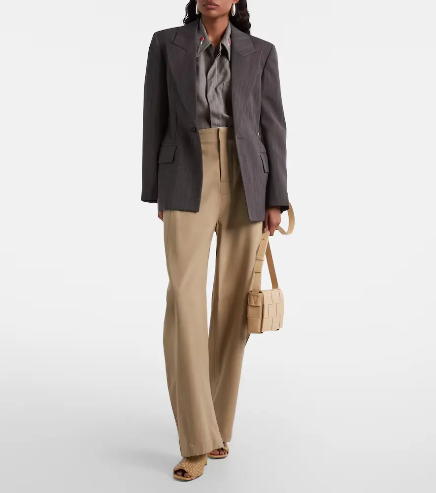 Bottega Veneta Cotton twill wide-leg pants | Thumbnail 5