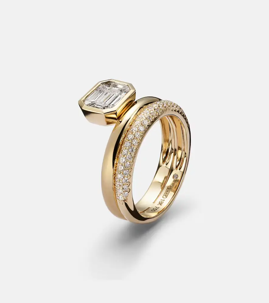 SHAY JEWELRY 18kt gold ring with diamonds | Thumbnail 2