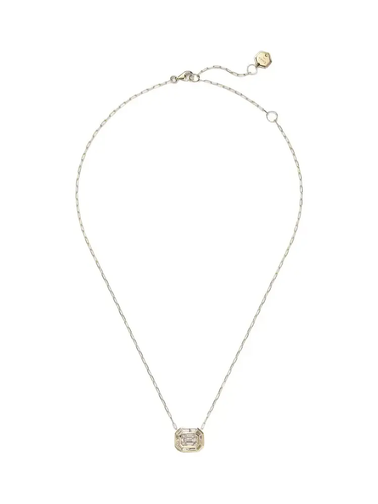 Illusion 18kt gold pendant necklace with diamonds Illusion 18kt gold pendant necklace with diamonds