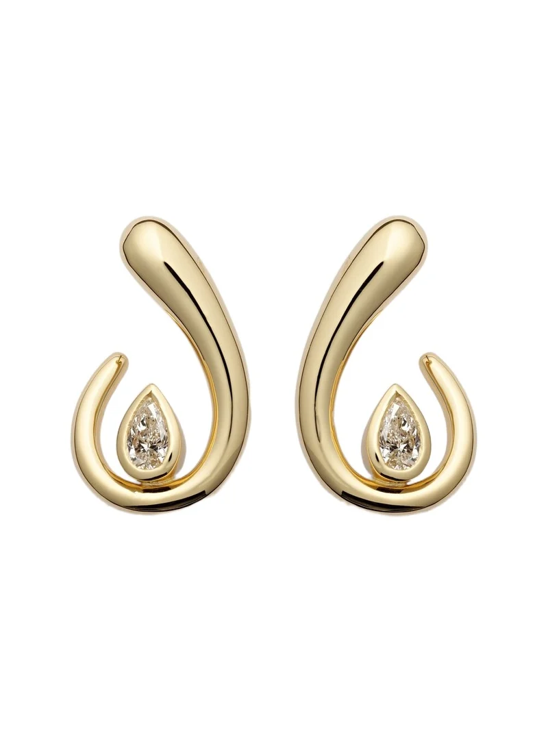 SHAY JEWELRY 18kt gold earrings with diamonds
