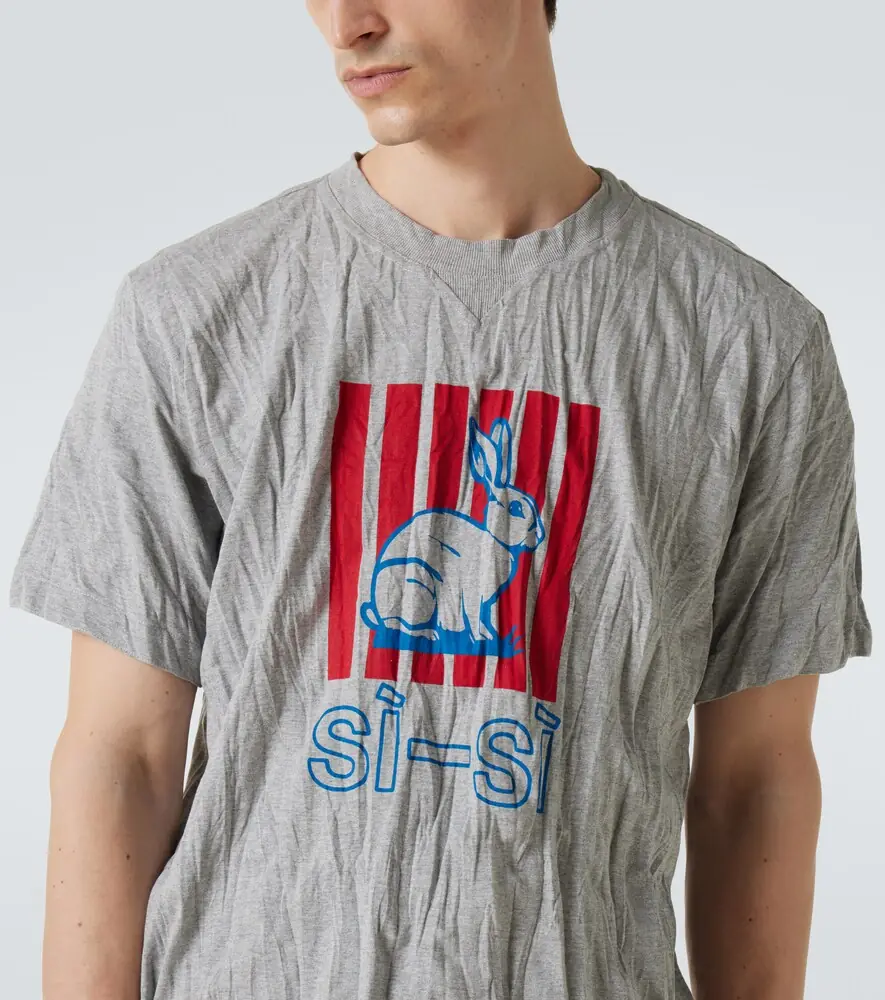 Bottega Veneta Printed cotton-blend jersey T-shirt | Thumbnail 4