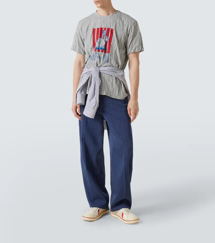 Bottega Veneta Printed cotton-blend jersey T-shirt | Thumbnail 6