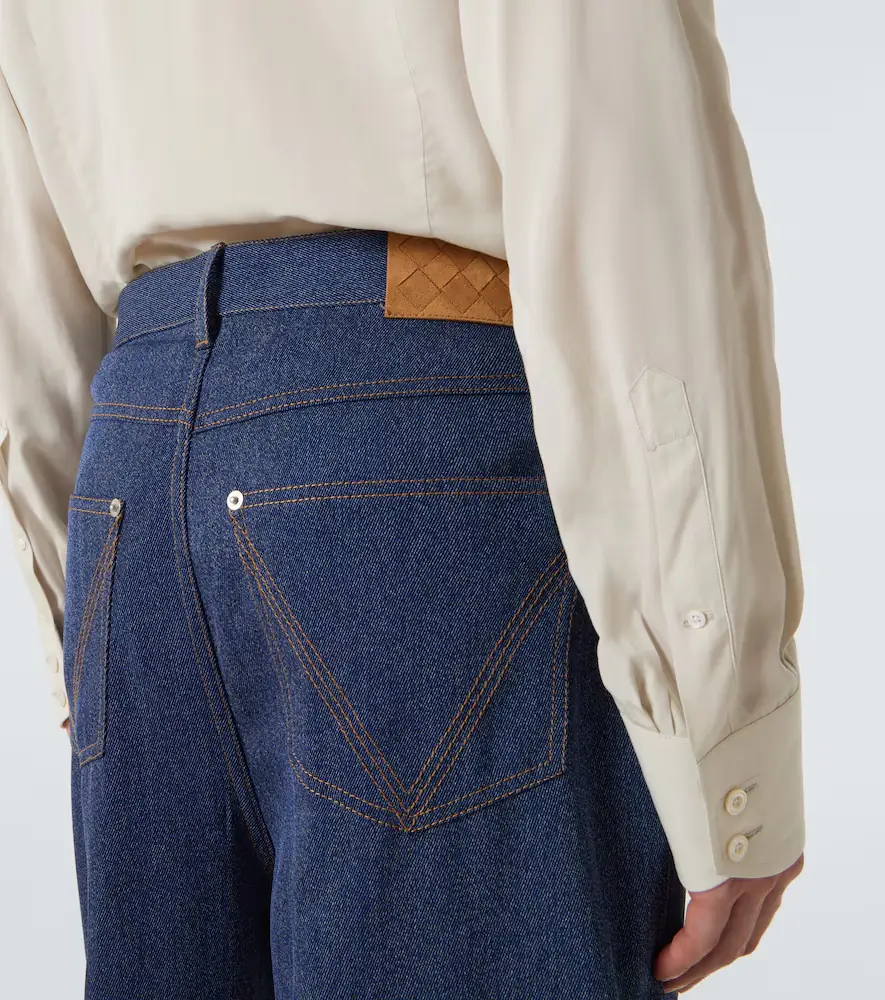 Bottega Veneta Wool and cotton drill wide-leg pants | Thumbnail 2 Bottega Veneta Wool and cotton drill wide-leg pants | Thumbnail 2