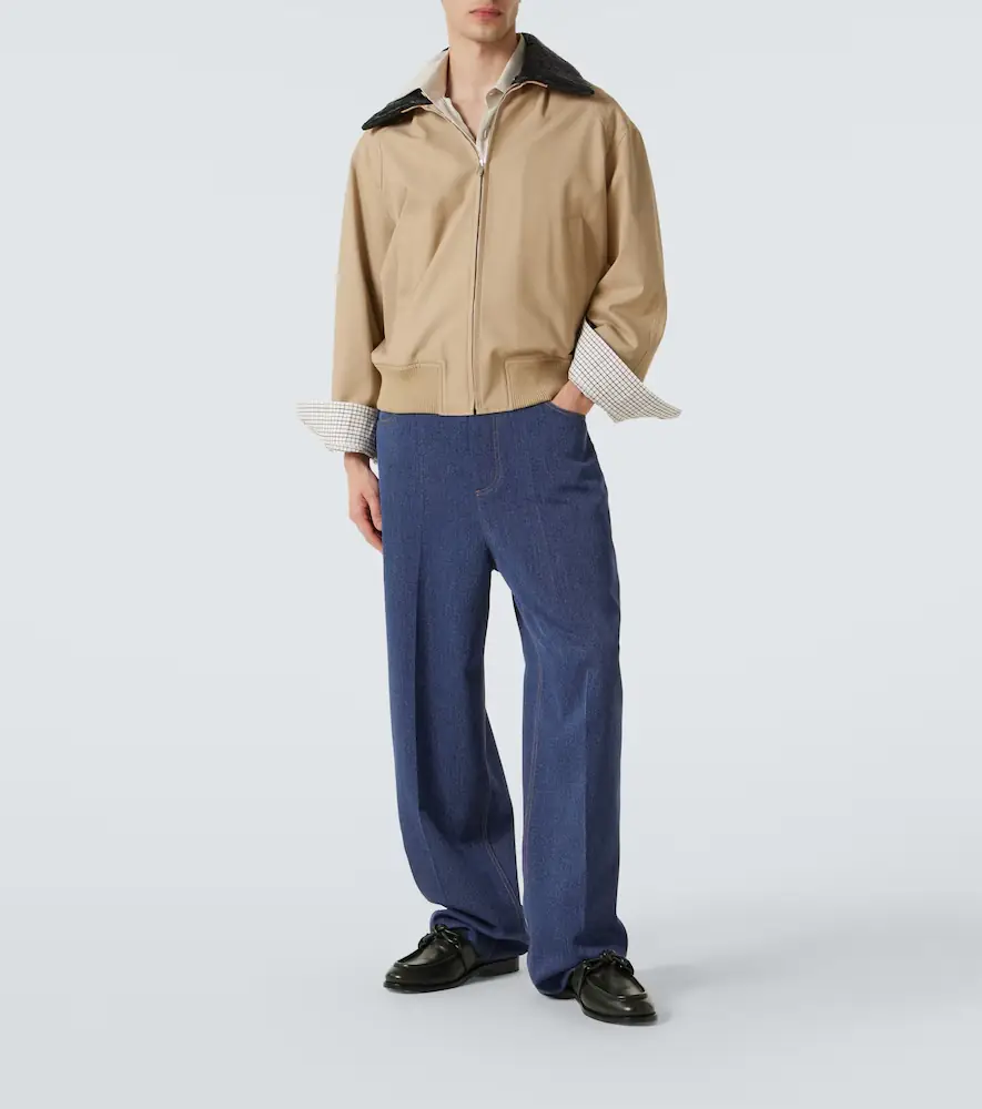 Bottega Veneta Wool and cotton drill wide-leg pants | Thumbnail 5 Bottega Veneta Wool and cotton drill wide-leg pants | Thumbnail 5