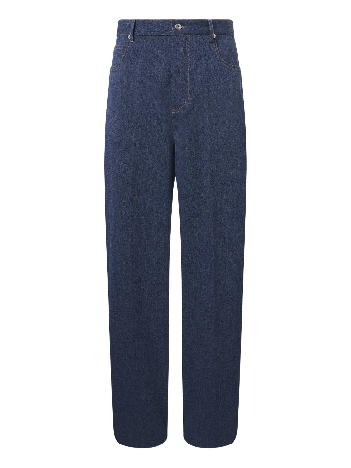 Wool and cotton drill wide-leg pants Wool and cotton drill wide-leg pants