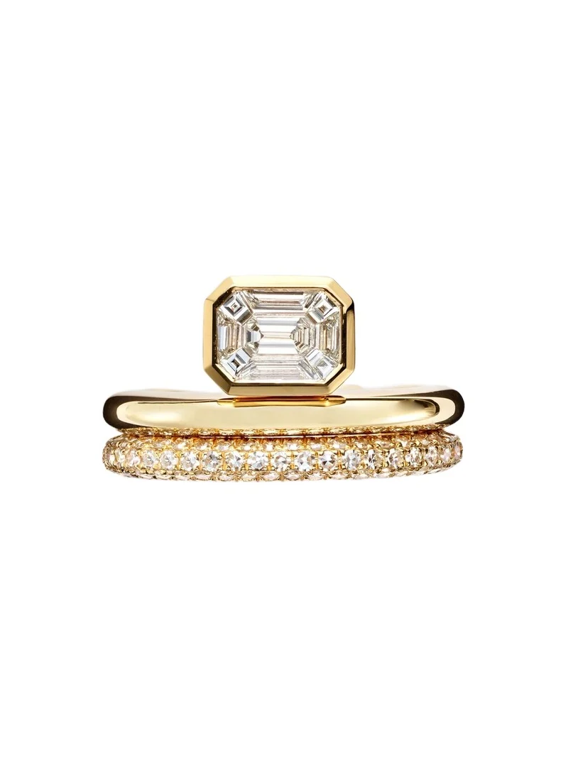 18kt gold ear cuff with diamonds