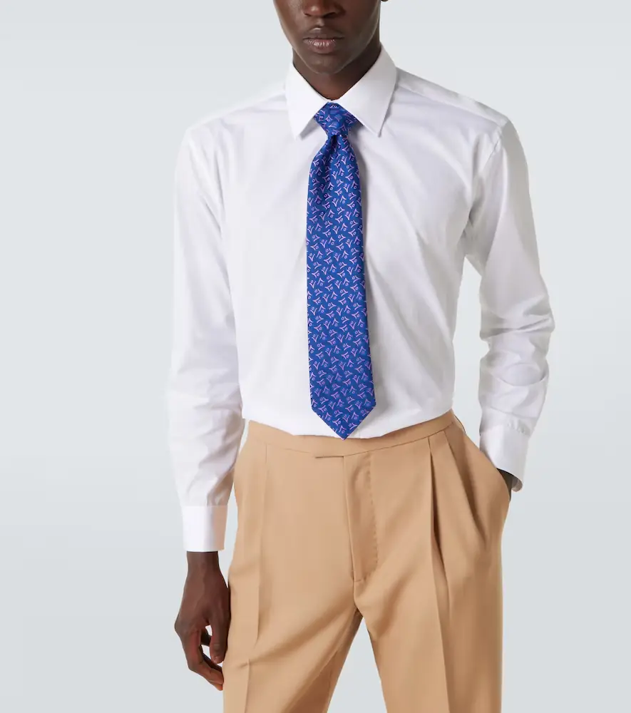 Charvet Cotton poplin shirt | Thumbnail 4