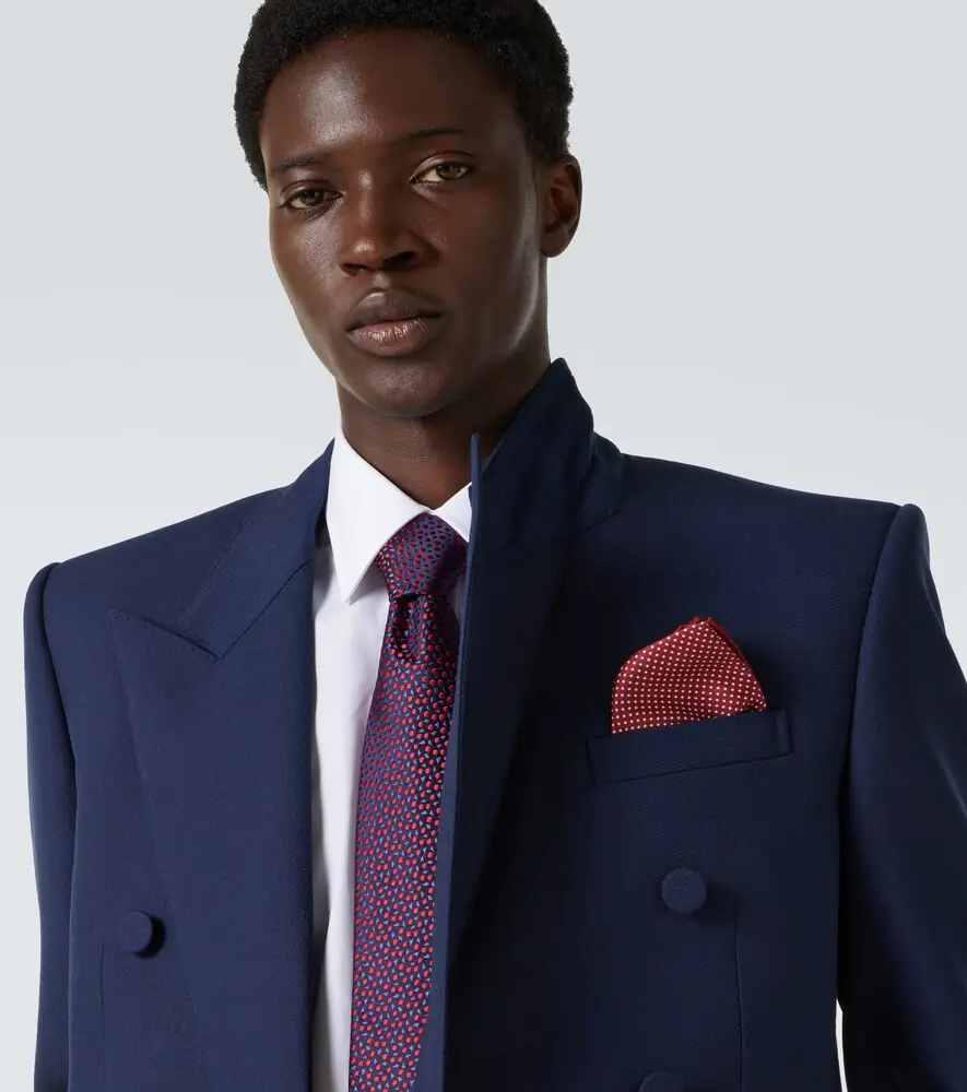 Charvet Printed silk handkerchief | Thumbnail 2 Charvet Printed silk handkerchief | Thumbnail 2