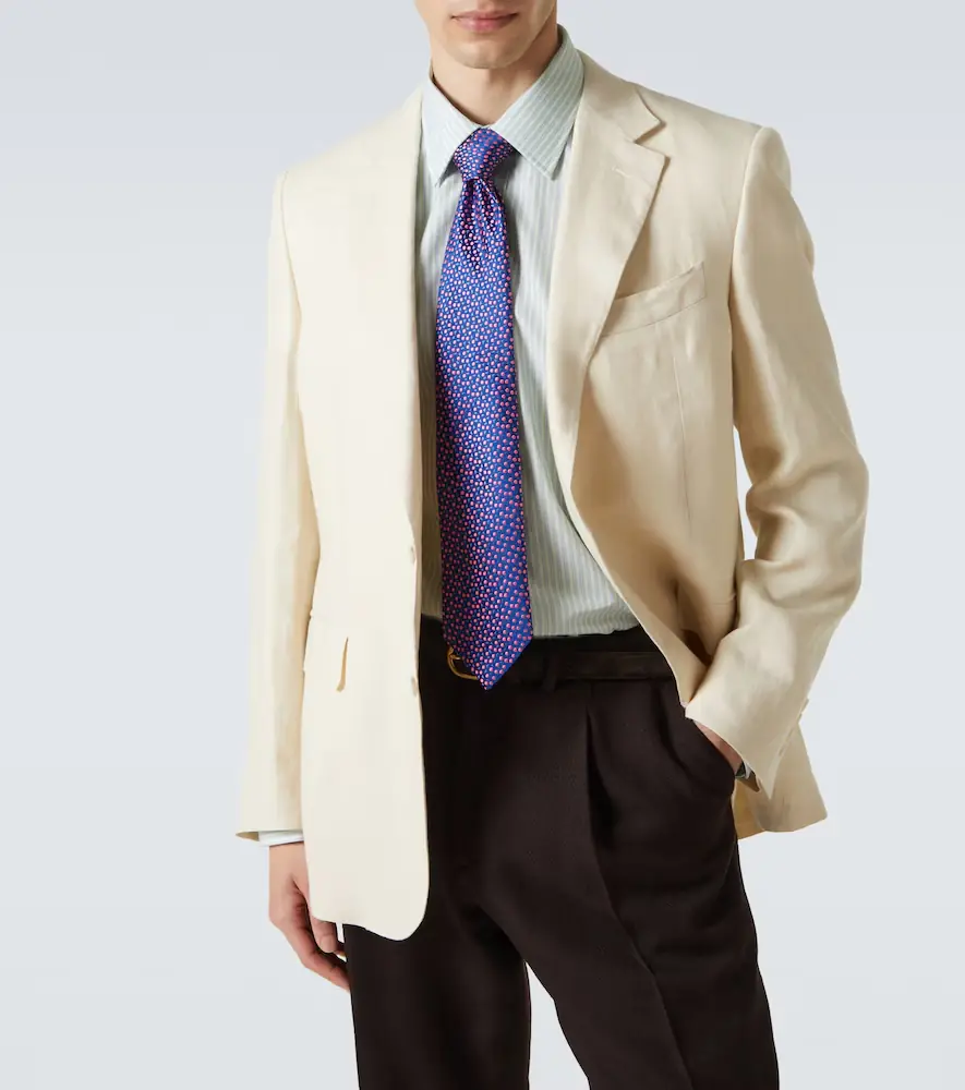 Charvet Striped cotton poplin shirt | Thumbnail 6