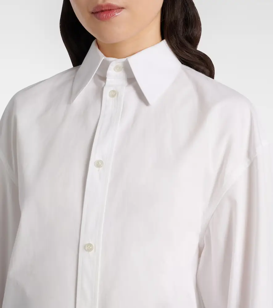 Saint Laurent Cassandre cotton poplin shirt | Thumbnail 5 Saint Laurent Cassandre cotton poplin shirt | Thumbnail 5