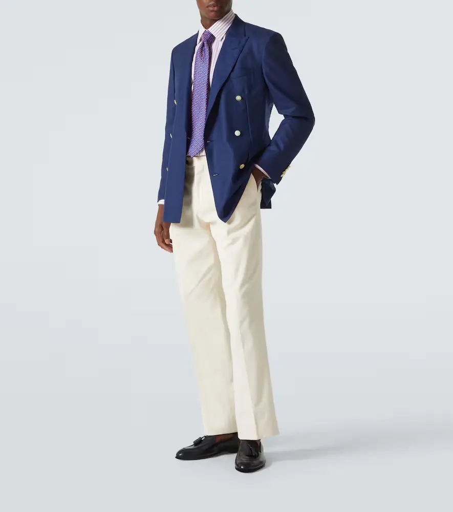 Charvet Striped cotton poplin shirt | Thumbnail 6