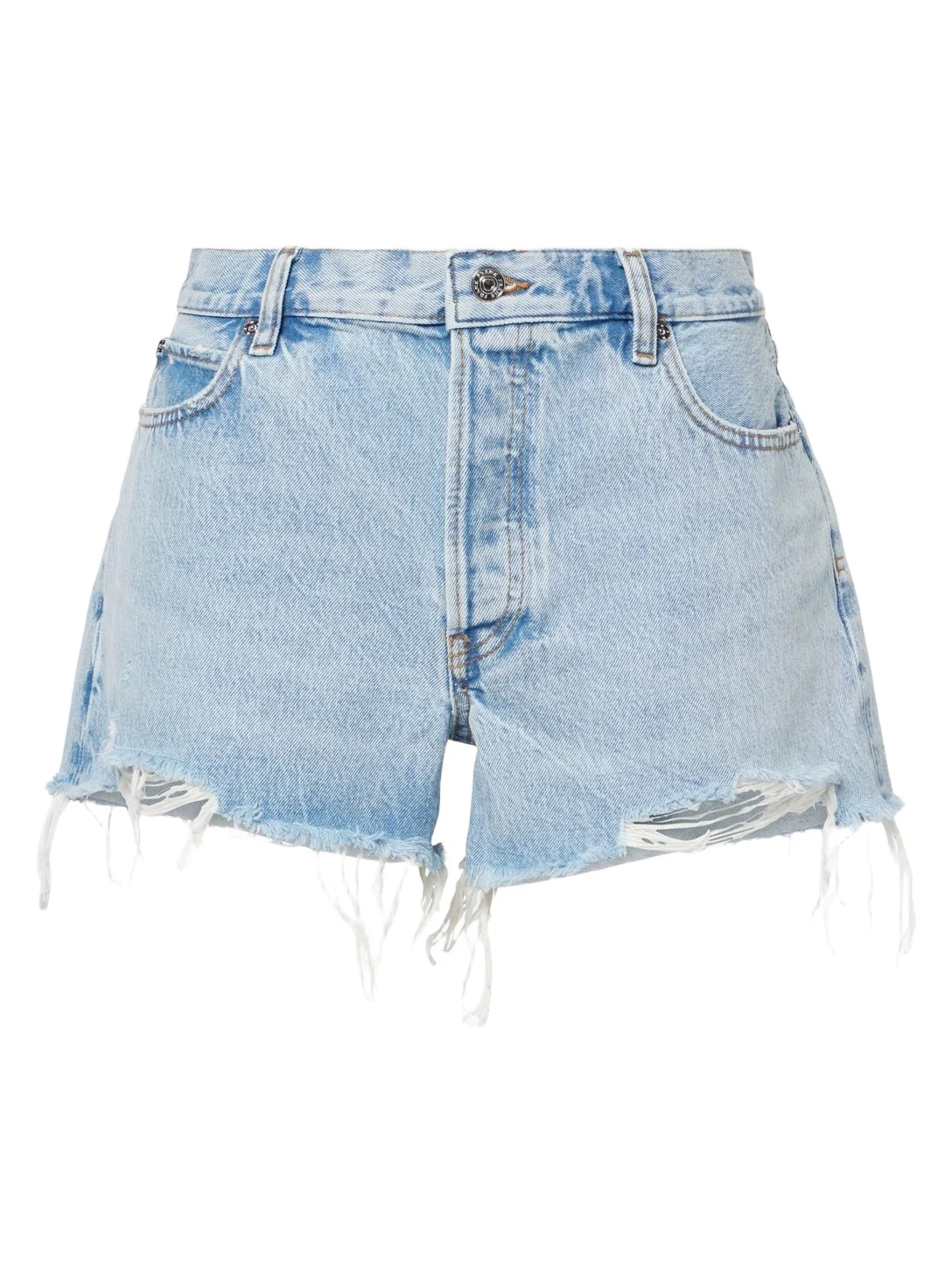 The Hang mid-rise denim shorts The Hang mid-rise denim shorts