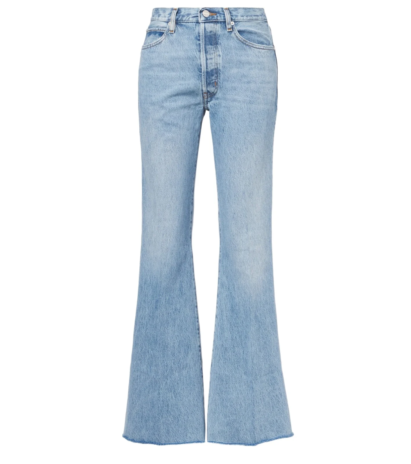 Frame The Lax high-rise flared jeans