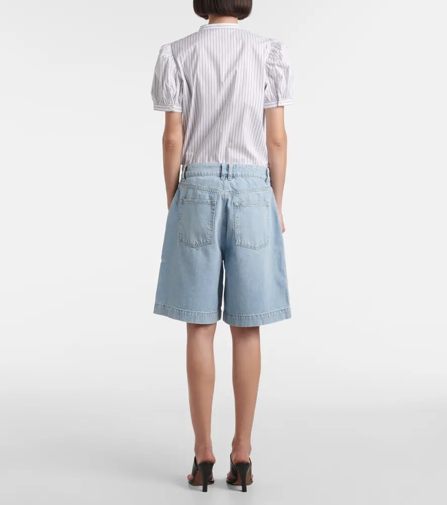 Frame The Trouser Short denim Bermuda shorts | Thumbnail 5 Frame The Trouser Short denim Bermuda shorts | Thumbnail 5