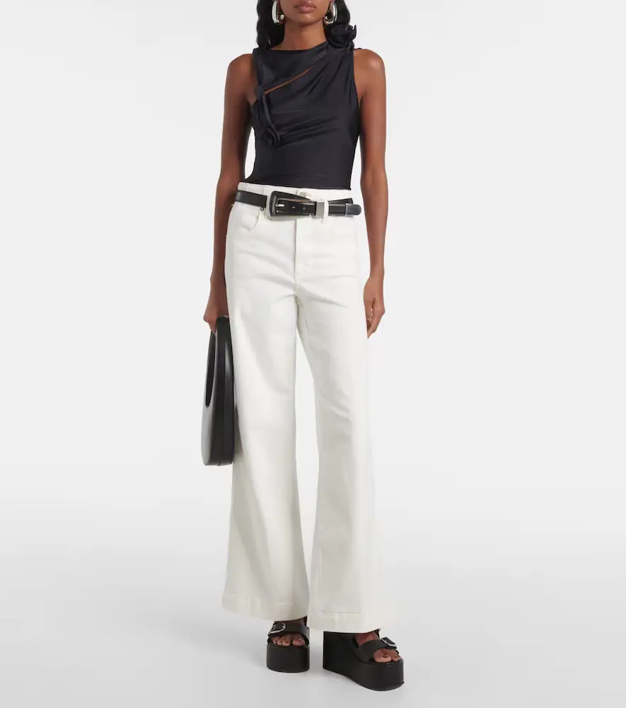 Frame The Seamed Wide high-rise pants | Thumbnail 2
