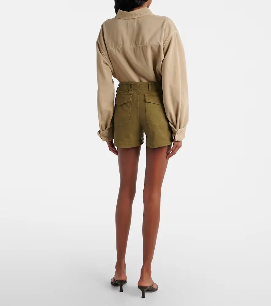 Nili Lotan Cotton twill shorts | Thumbnail 3 Nili Lotan Cotton twill shorts | Thumbnail 3
