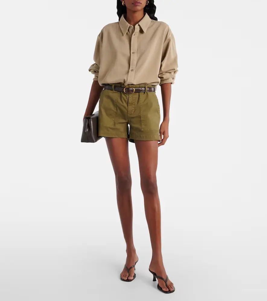 Nili Lotan Cotton twill shorts | Thumbnail 5 Nili Lotan Cotton twill shorts | Thumbnail 5