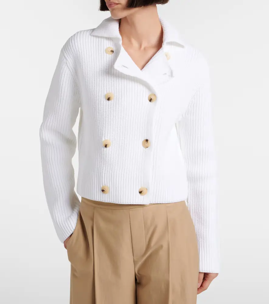 Vince Double-breasted cotton-blend jacket | Thumbnail 2 Vince Double-breasted cotton-blend jacket | Thumbnail 2