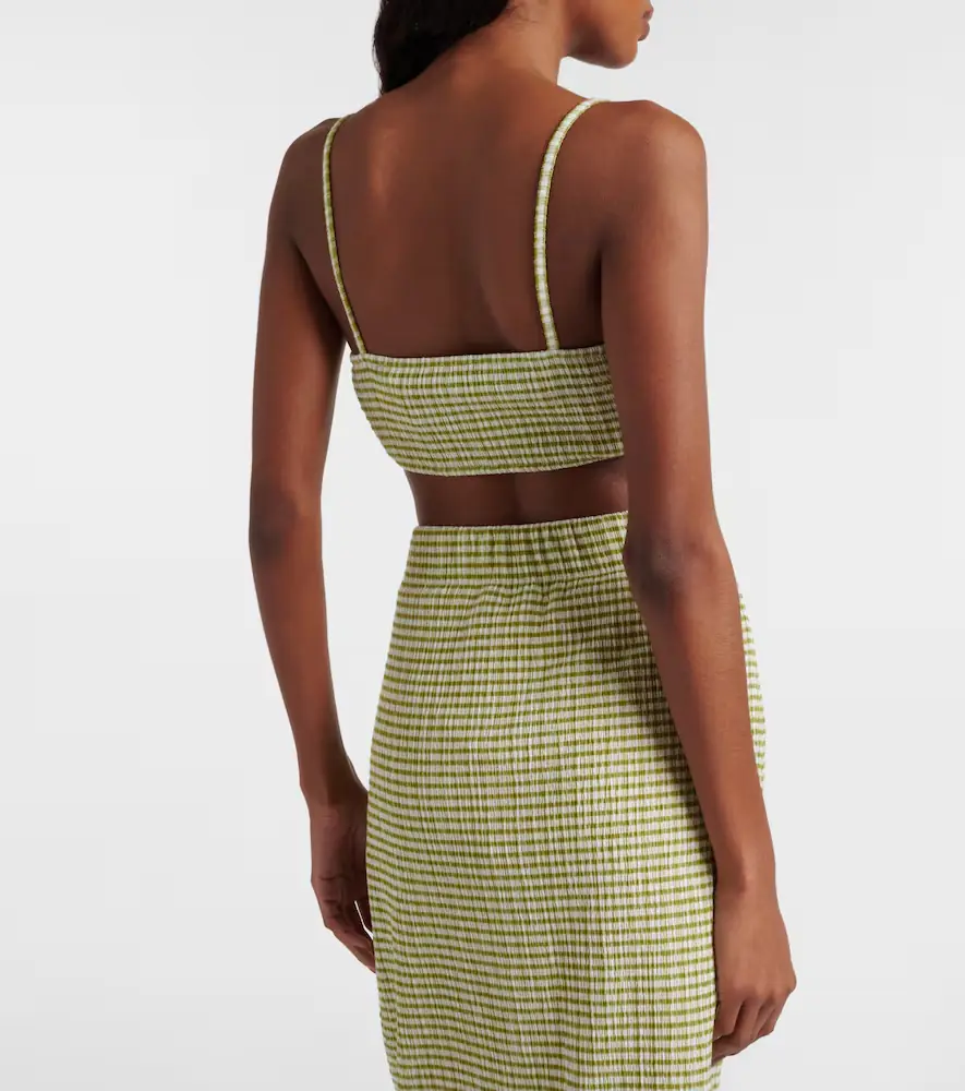 Vince Gingham bra top | Thumbnail 3
