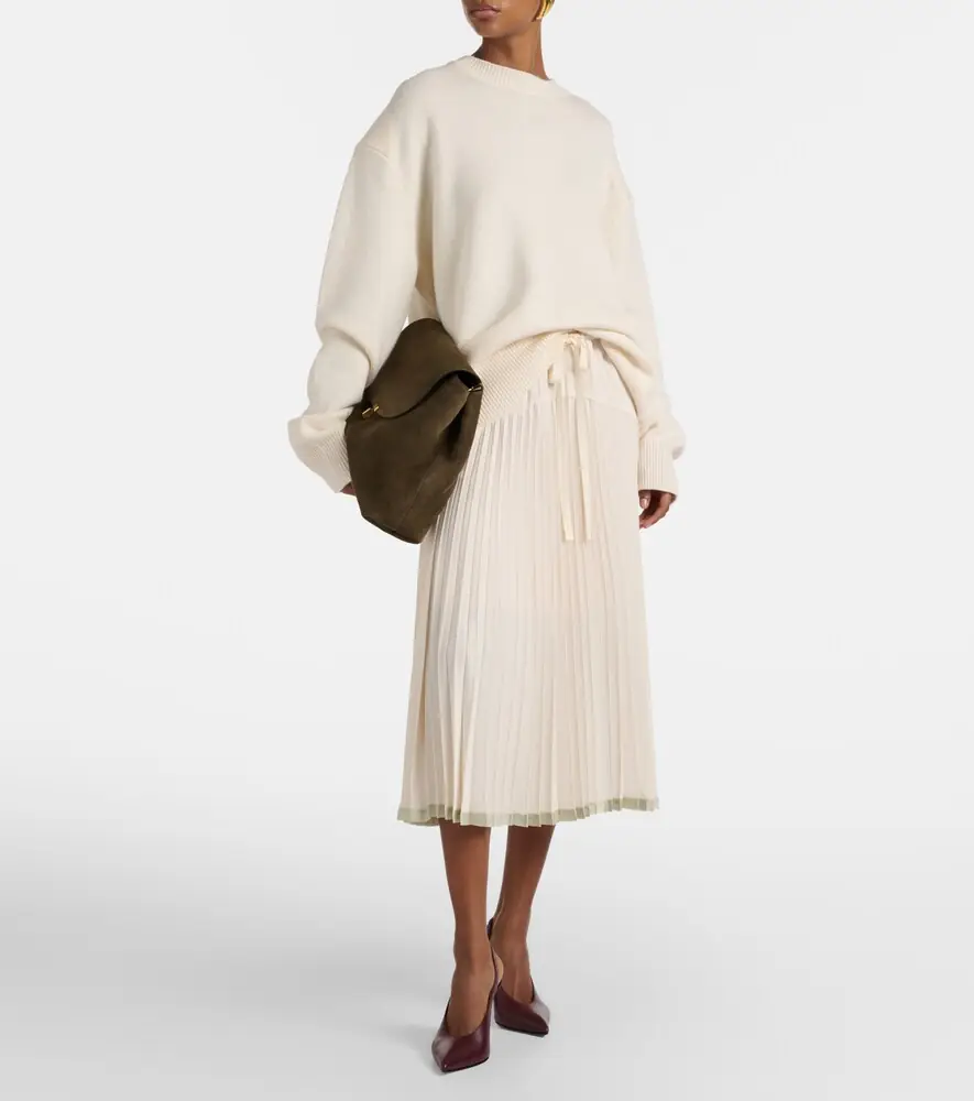 Vince Plissé tiered midi skirt | Thumbnail 5