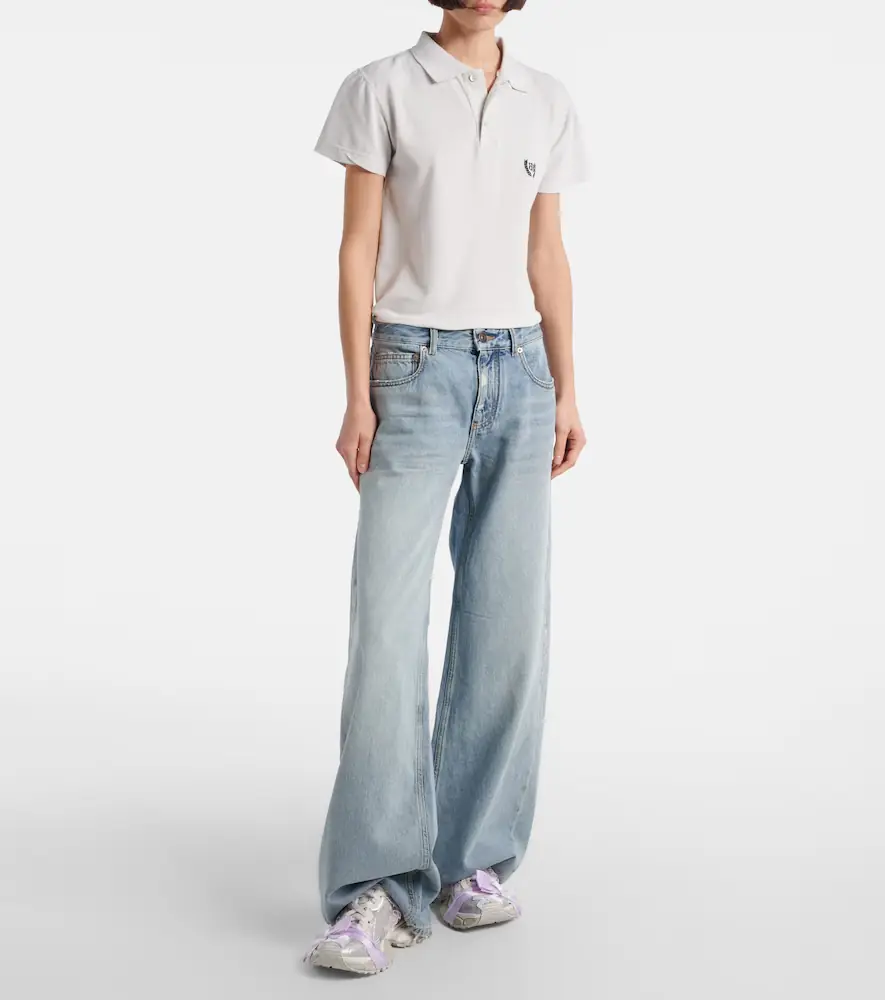 Balenciaga Baggy wide-leg jeans | Thumbnail 4