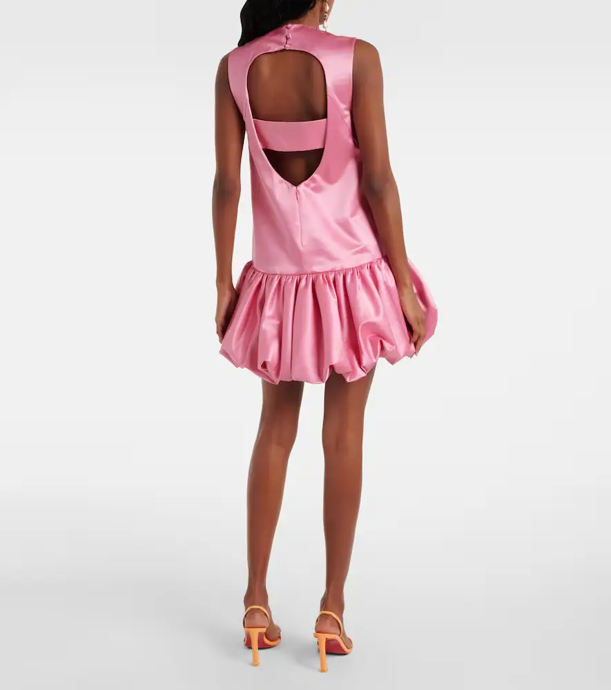 ALÉMAIS Alémais Neptuna embellished satin minidress | Thumbnail 4