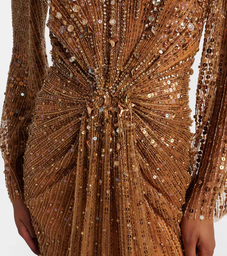 Jenny Packham Anja embellished gown | Thumbnail 4