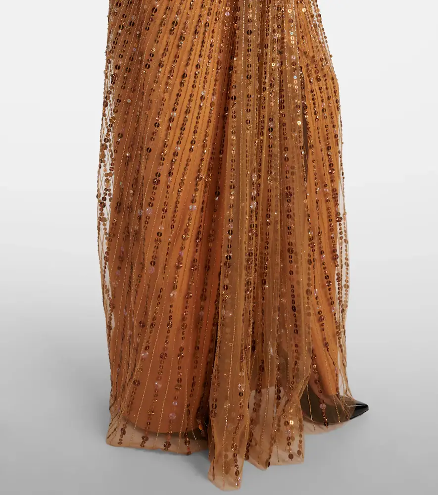 Jenny Packham Anja embellished gown | Thumbnail 6