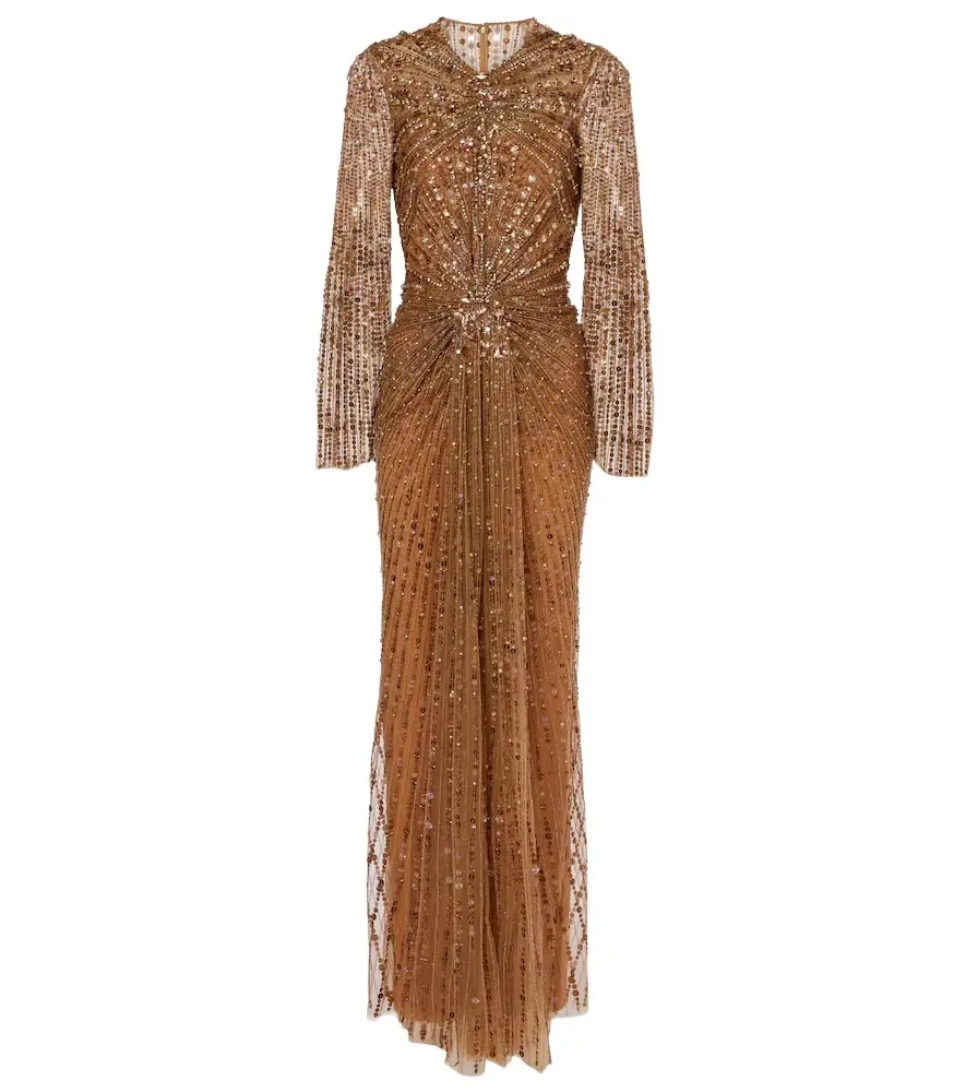 Jenny Packham Anja embellished gown