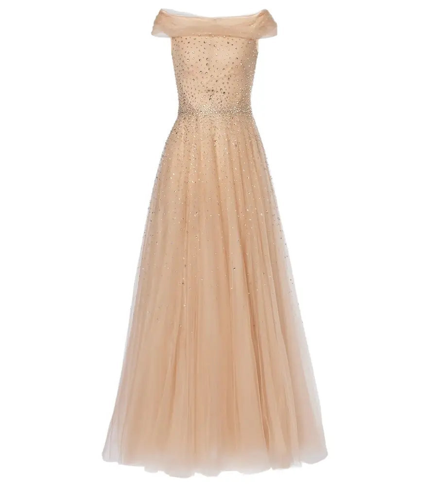 Jenny Packham Shayla embellished tulle gown | Image 1 Jenny Packham Shayla embellished tulle gown | Image 1