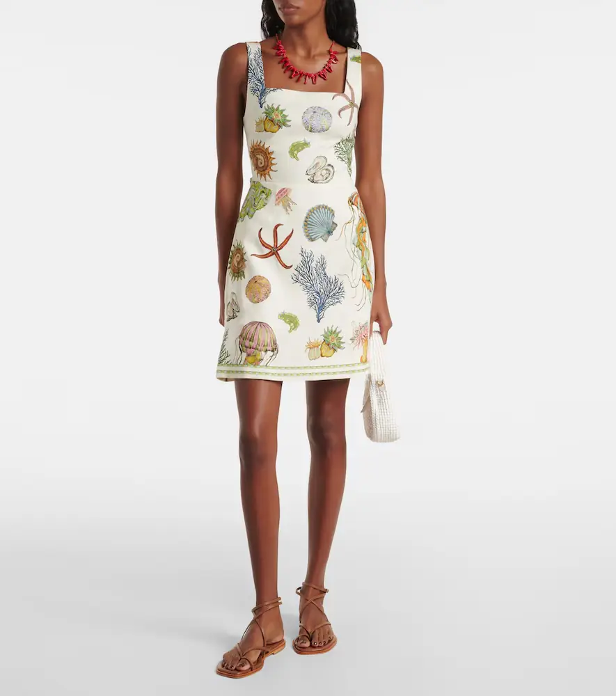 ALÉMAIS Alémais Sea linen minidress | Thumbnail 2 ALÉMAIS Alémais Sea linen minidress | Thumbnail 2