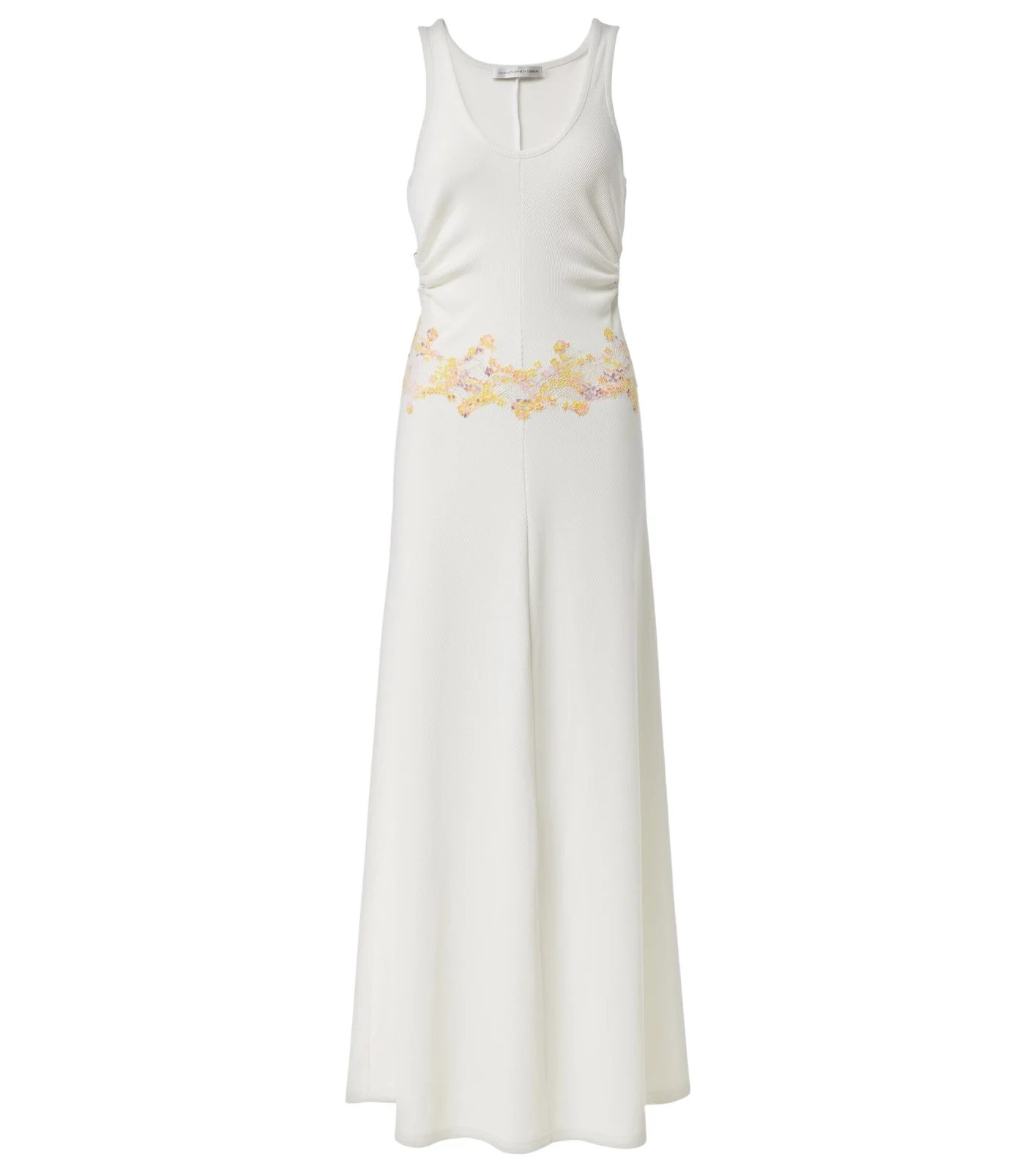 Crystal Orbit lace-trimmed maxi dress Crystal Orbit lace-trimmed maxi dress