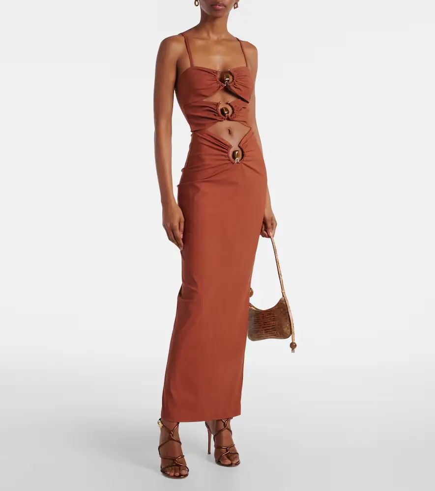 Christopher Esber Pierced Orbit cutout jersey maxi dress | Thumbnail 6