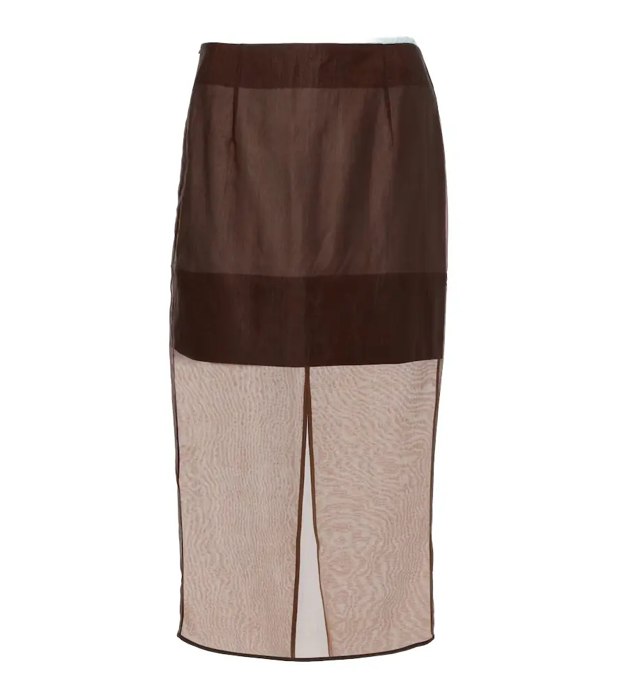 Jacques Wei Chiffon midi skirt | Image 1 Jacques Wei Chiffon midi skirt | Image 1