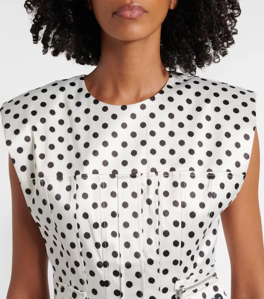 Ganni Polka-dot satin corset dress | Thumbnail 5 Ganni Polka-dot satin corset dress | Thumbnail 5