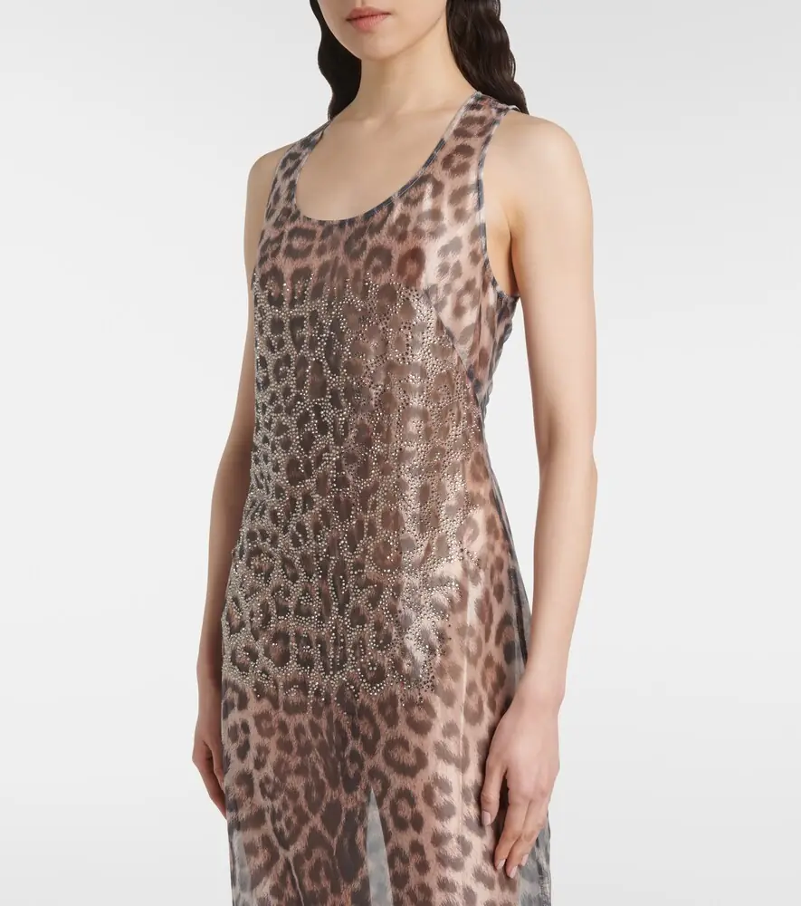 Jacques Wei Crystal-embellished tulle maxi dress | Thumbnail 5