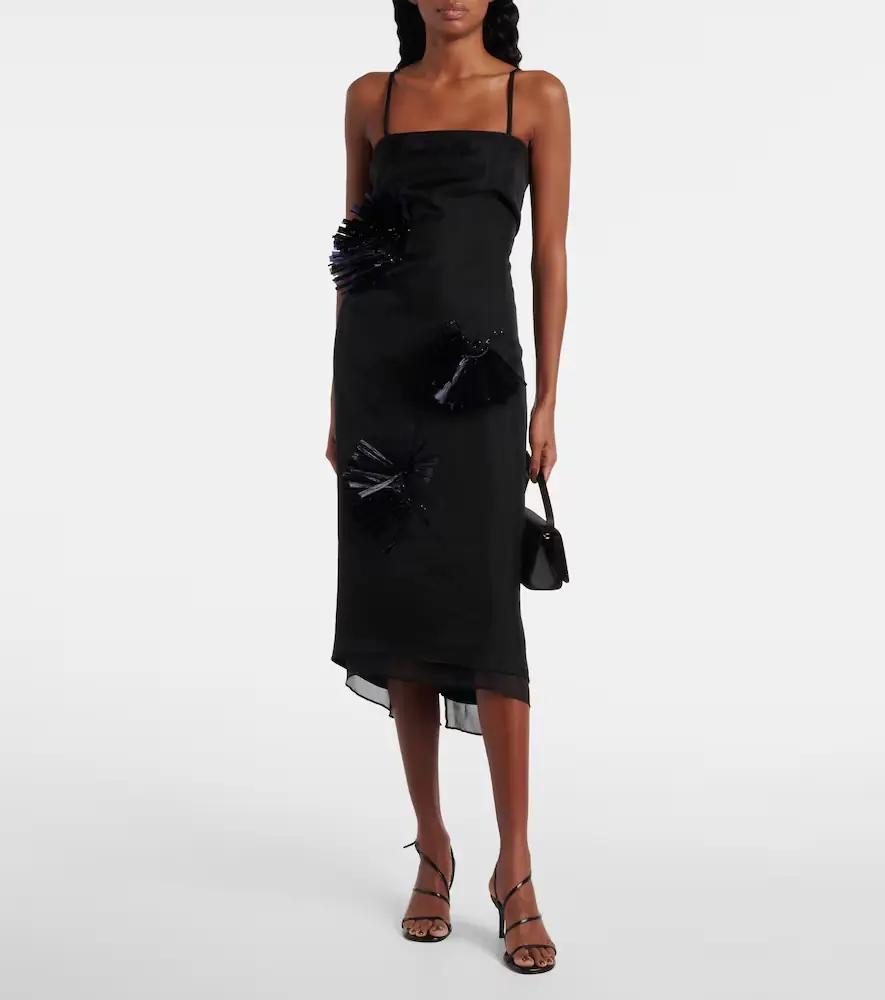 Jacques Wei Embroidered maxi dress | Thumbnail 2