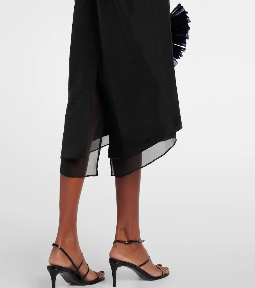 Jacques Wei Embroidered maxi dress | Thumbnail 6