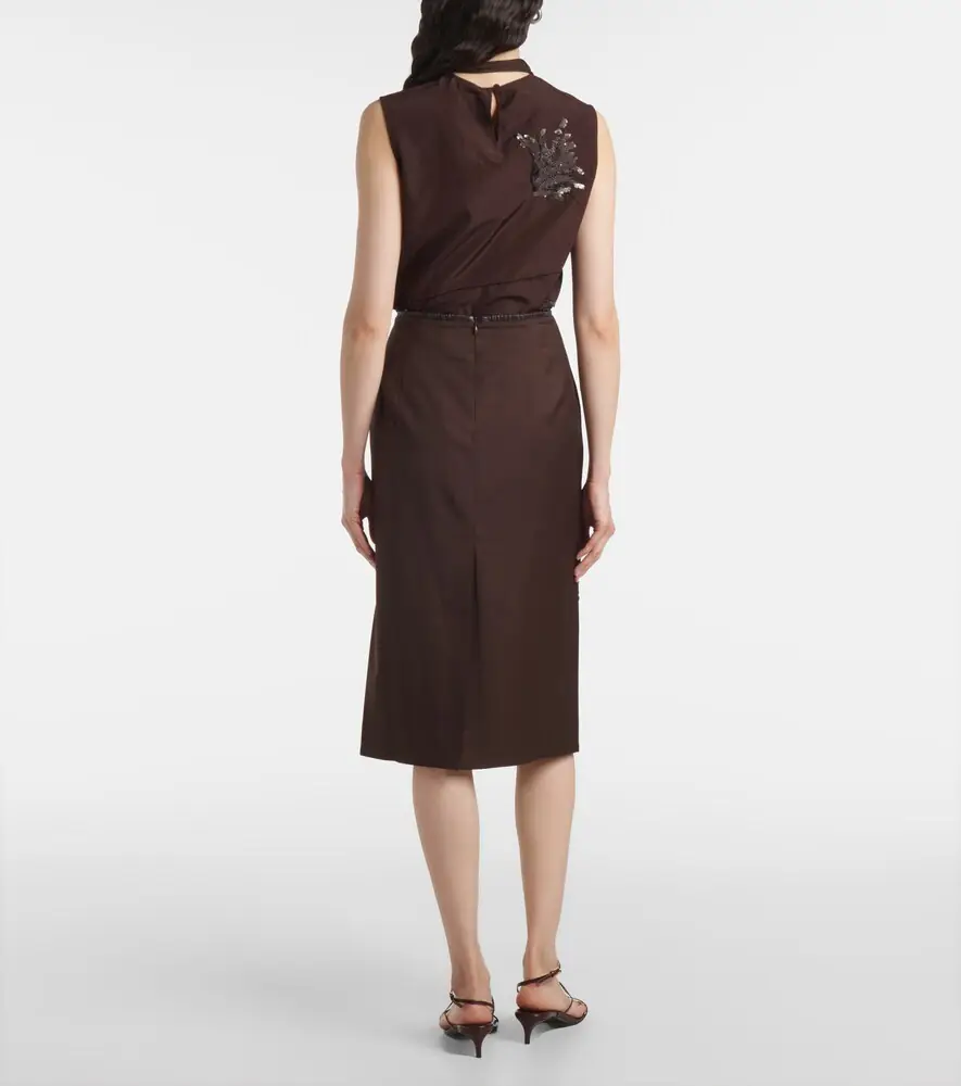 Jacques Wei Embellished midi skirt | Thumbnail 3