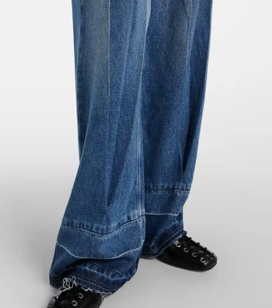Ganni Pleated wide-leg jeans | Thumbnail 6 Ganni Pleated wide-leg jeans | Thumbnail 6